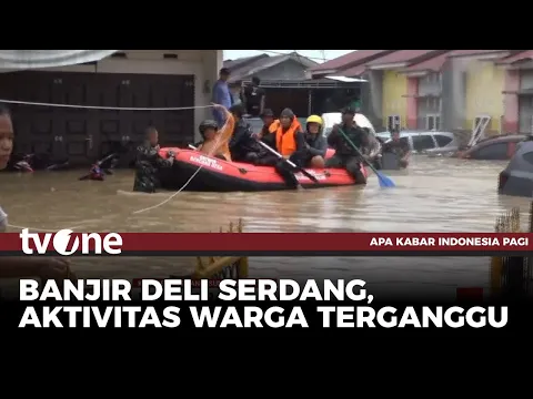 Ratusan Rumah di Deli Serdang Terendam Banjir Hingga 1 Meter