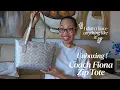 I FOUND THIS LITTLE TREASURE AT COACH OUTLET FOR 195 THE FIONA ZIP TOTE BAG