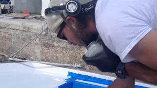 Atticus Update 31: Applying  Non Skid to the Decks!