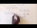 Trigonometry Rule