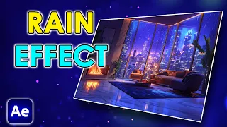 How to create RAIN effect After Effects Tutorial