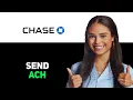 How To Send Ach Payment Chase App 2025