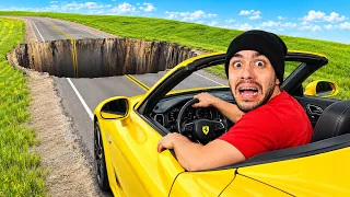 TESTANDO CARROS vs BURACOS GIGANTES!