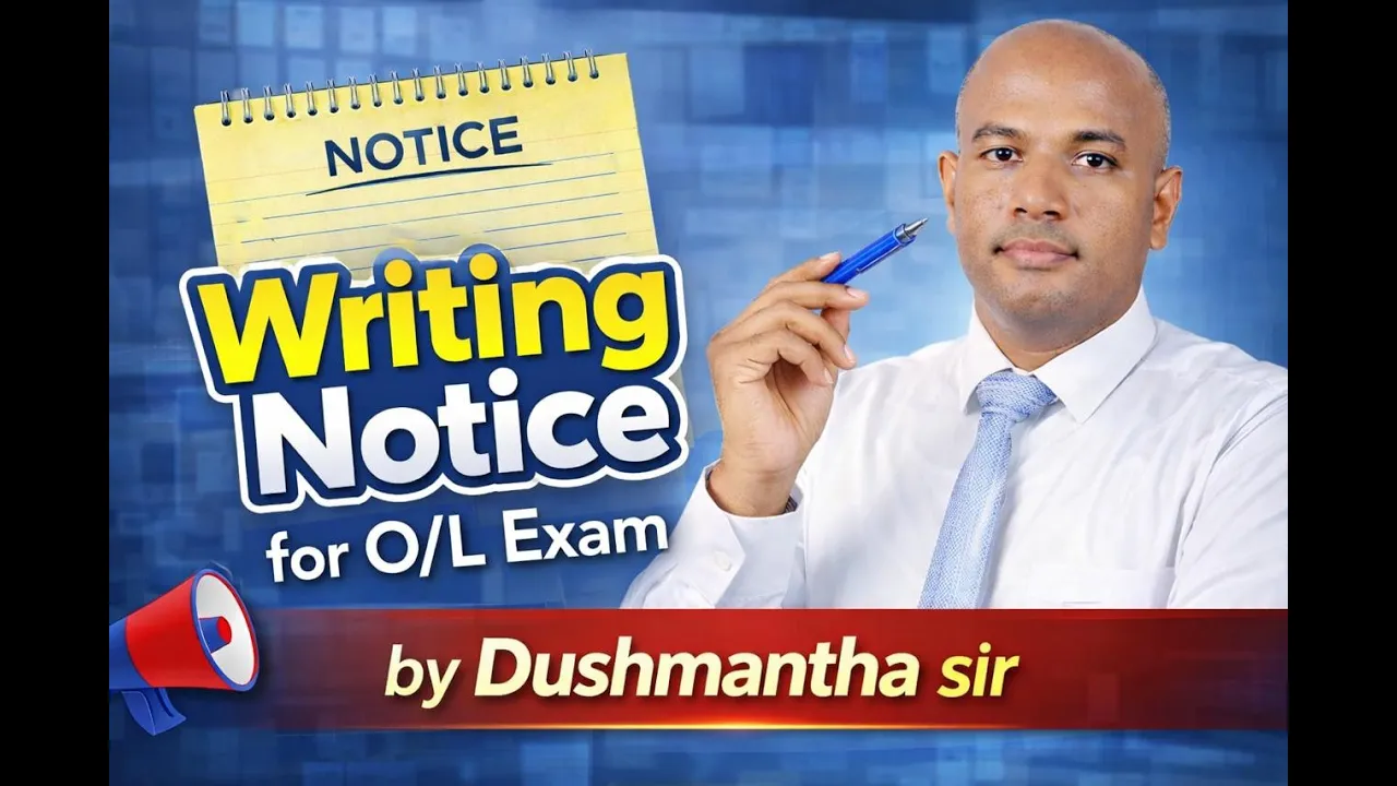 OL English Exam | How to Write a Perfect Notice | Notice Writing Explained