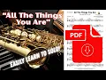 Download Lagu Learn how to Improvise | Alto Sax | Jazz Harmony | All The Things You Are | Step by Step