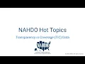 Hot Topics - Transparency in Coverage TiC Data