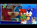 Sonic and Gadget visit DeviantArt