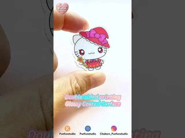 Cutie Kitty & Friends AC 027-AC 042 Acrylic charm / Complete workpiece