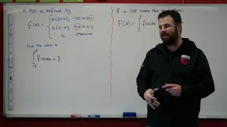 CDF from piecewise probability density function part 1 of 2