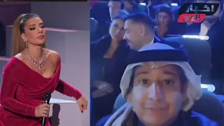 أصالة تغني  فوق بقى  أمام طارق العريان وزوجته  ورد فعل صادم منهم عند سماع اصالة ع المسرح في جوي اورد دندنها
