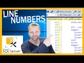 How to Enable Line Numbers in SQL Management Studio SSMS