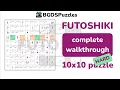Futoshiki 10x10 Complete Walkthrough Hard Puzzle Solved Step by Step