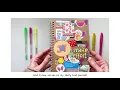 January Vlog - making a plant hanger study with me daily text journal flip through