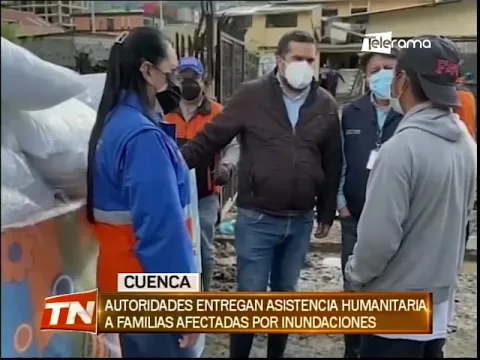 Autoridades entregan asistencia humanitaria a familias afectadas por inundaciones