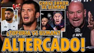 ¡PIDEN BANEO DE UFC! ¡USMAN NURMAGOMEDOV EN GRAVES PROBLEMAS! ¡PELEADOR DE UFC EN FUERTE ALTERCADO!