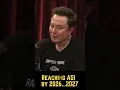 Lagu Elon on Reaching AGI by 2026 - 2027