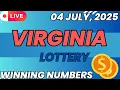 Virginia Day Lottery Results For - 04 Jul 2025
