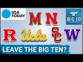 USA TODAY Plans MASSIVE Conference EXPANSION REALIGNMENT with 6 Teams LEAVING B1G