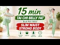 15-Min Tai Chi for Belly Fat Back Pain Relief Slim Waist Strong Body Beginner Friendly
