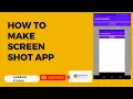 how to make screen shot app in android studio screenshot android studio tutorial