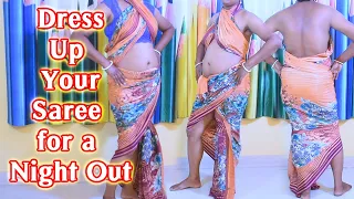 stunning secrets to perfectly drape a backless saree ii how to wear a backless sari for night events