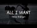 Download Lagu All I Want-Olivia Rodrigo /lyrics+sped up/