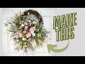 CREATE A Beautiful Spring Wildflower Wreath EASILY