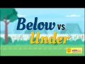 Below vs Under