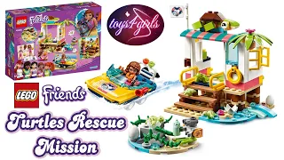 Lego Friends 41376 Turtles Rescue Mission set stop motion video