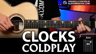 Clocks de Coldplay - Acordes para guitarra Guitarraviva tutorial de guitarra