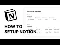 How to track your finances using Notion Part 1