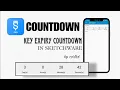 HOW TO MAKE KEY EXPIRY COUNTDOWN IN SKETCHWARE