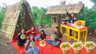 DEDE OMING MENGINTIP RAMA YANG LAGI JUALAN CILOK DI RUMAH BAMBU