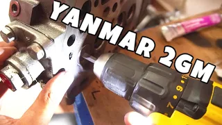 Yanmar 2GM Engine Rebuild: Lapping valves, Valve stem seal replacement (Part 4)