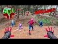 Bros 8 SPIDER-MAN vs GRINCH in the forest || Trapped In Reality Game ( Epic Live Action Christmas )