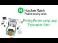 Printing Pattern using loops Explanation HackerRank Challenge Solution Concentric Pattern