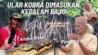 KONDISI PAWANG ULAR INI DIPATUK BEBERAPA KALI TERLIHAT SANTAI,AMBO RESPON PAWANG ULAR ?