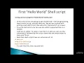 Shell Scripting Bash Scripting Linux Unix Tutorial My First Shell Script
