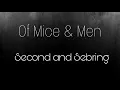 Of Mice & Men - Second and Sebring (lyrics)