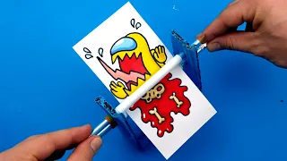 10 CRAZY Among Us Paper Crafts Every Fan NEEDS! (Step by Step Tutorials) 🔥