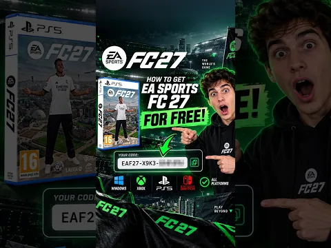 ✅ Get EA SPORTS FC 27 for FREE ⚽ Full Game REDEEM for Xbox, PS5, PS4, PC & Nintendo Switch!