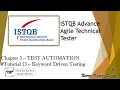 ISTQB Agile Technical Tester 3 1 2 Keyword-Driven Testing ISTQB Tutorials