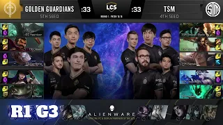 TSM vs Golden Guardians - Game 3 | Round 1 Playoffs S10 LCS Summer 2020 | TSM vs GG G3