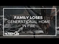 Family loses generational homes in Oregon Road Fire