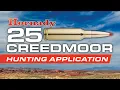 25 Creedmoor - Hunting Application