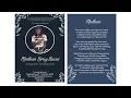 In Loving Memory Of Mathiew, Norcy Basset