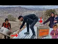 Lagu Winter Miracle: Operator Brings Electric Heater While Ali Completes Roof Before Snow🌨🏠