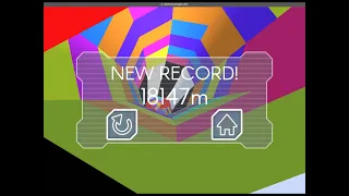 Tunnel Rush high score 18147m Former Best