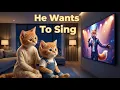 Lagu He Wants to Sing 🐾 | A Kitten’s Dream \u0026 Mama’s Quiet Support