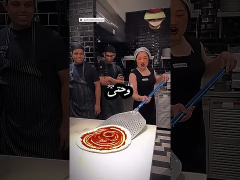 أصعب تحدٍّ للبيتزا في العالم!(🎥 : gusto.italianrestaurant )#shorts
